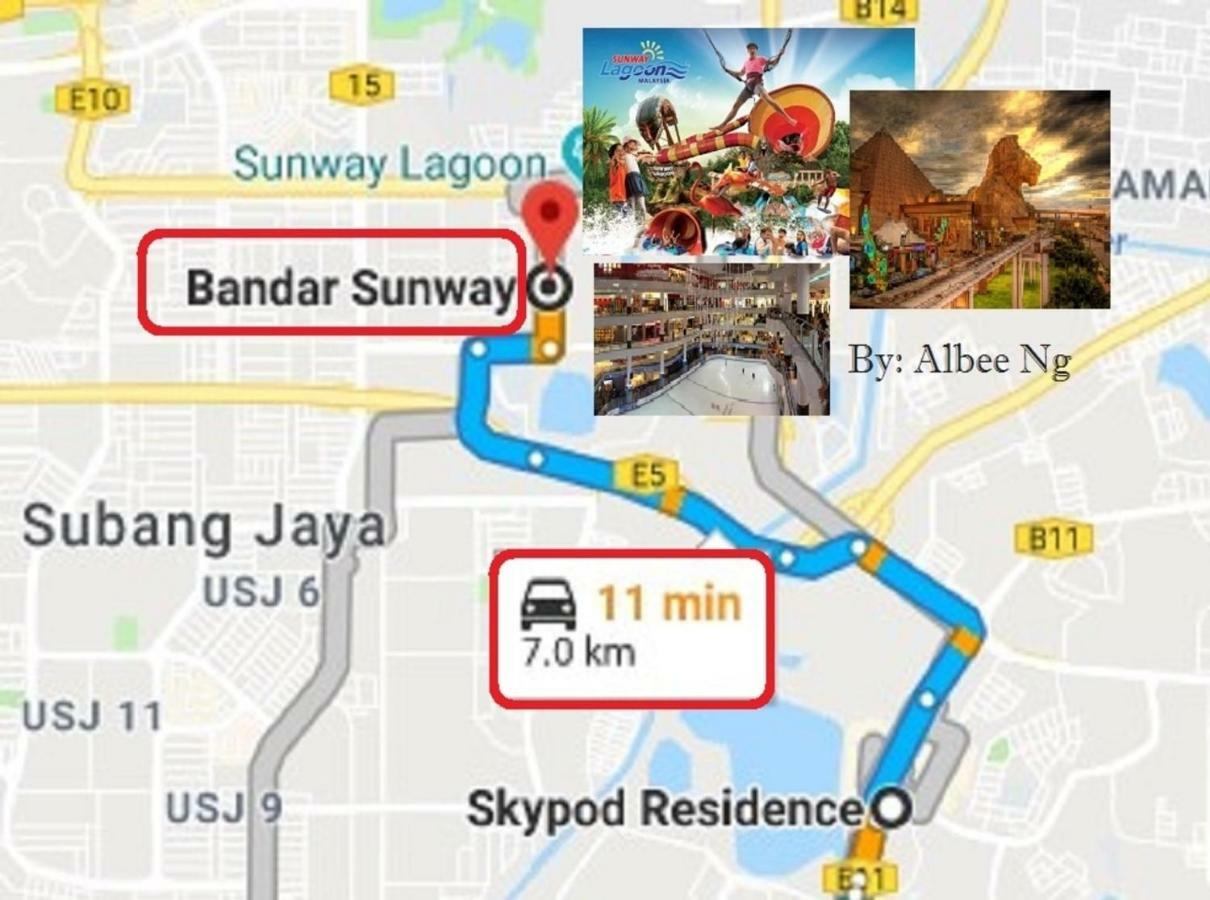 Puchong Skypod Residence, High Floor Balcony Unit, Walking Distance To Ioi Mall, 10Min Drive To Sunway Экстерьер фото